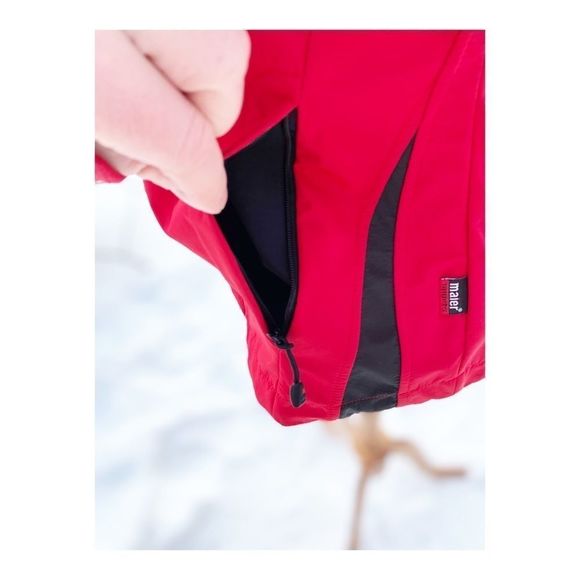 Maier Sports Red Athletic Jacket Zip Front - Picture 13 of 16